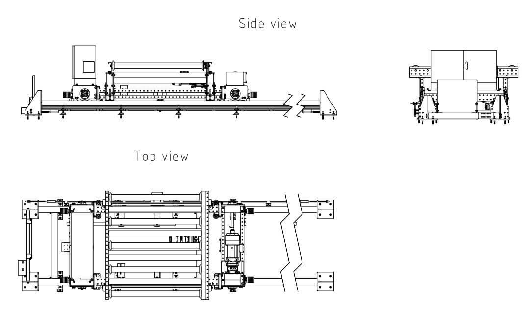 RGV with Roller Conveyor-pei